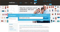 Desktop Screenshot of medicines.org.au
